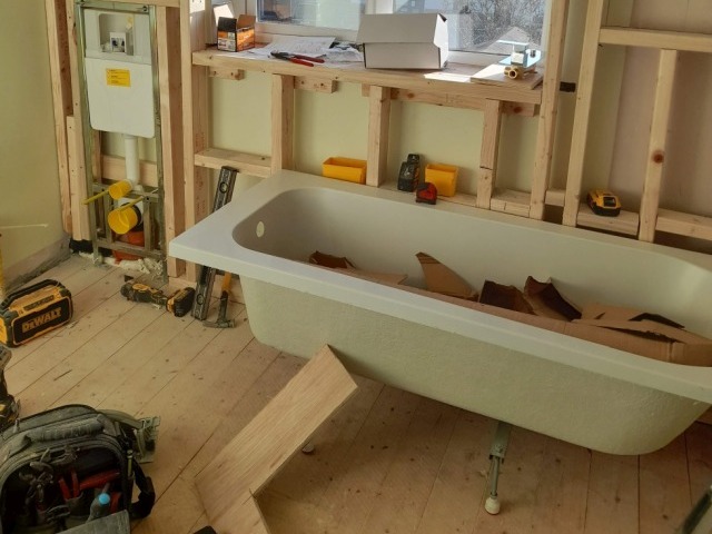 New Bathroom Installed Galway - New Build Plumbing and Heating
